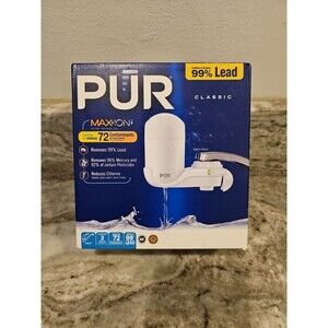 PUR MAX ION Classic faucet Filter New In Box Filtration NSF Approved